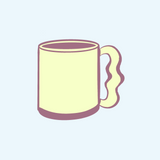 Squiggly Handle - Custom Mug